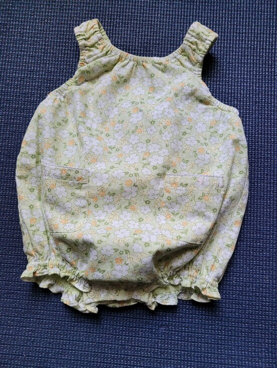 Janie and Jack Other - Janie and Jack Green Floral Sunsuit 0-3 mth  NWT